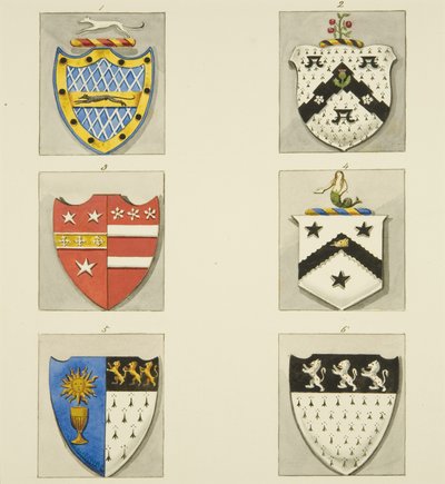 6 Coats-of-Arms in St Paul