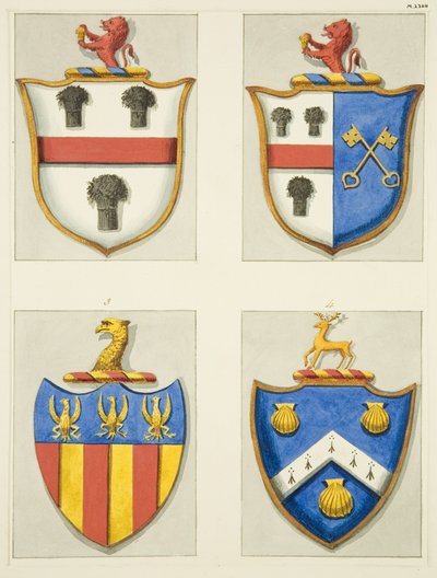 Coats of arms in Christ Church by Joseph Manning