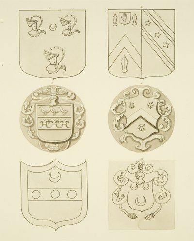 Coats of Arms on Gravestones by Joseph Manning