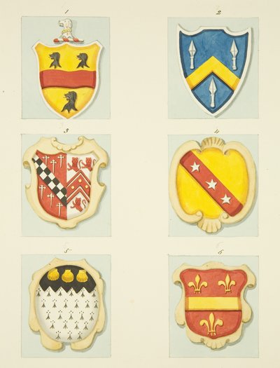 Coats of Arms on Monuments in St Mary Redcliffe by Joseph Manning