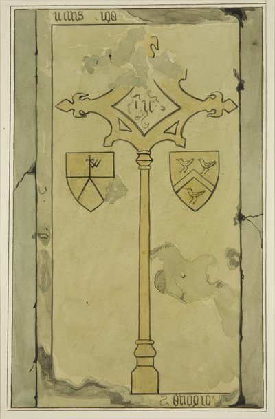 Gravestone in Temple Church by Joseph Manning