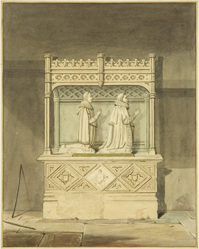Monument of John Aldworth and his son by Joseph Manning