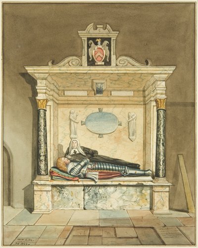 Monument of Lady Throkmorton in St Mark