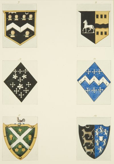 Monumental coats of arms in St Michael