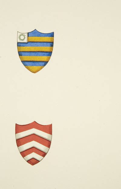 Monumental coats of arms including one of Thomas Holmes, in Christ Church by Joseph Manning