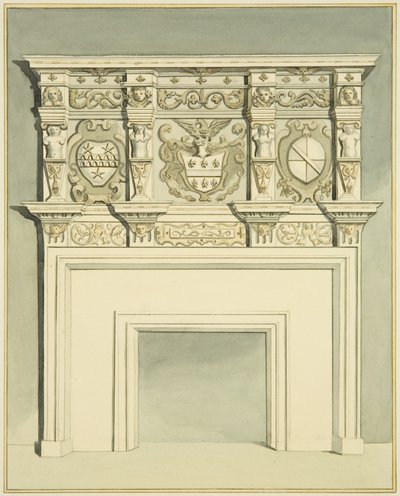 Old chimneypiece from the Orphan Asylum, Hook