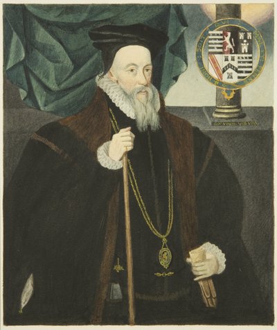 Portrait in the Council House of Lord Burleigh by Joseph Manning