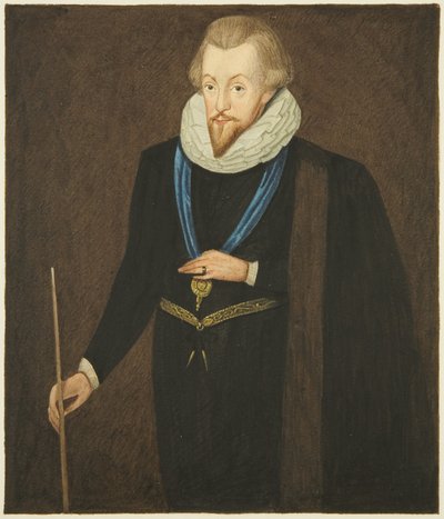 Portrait in the Council House of Robert Cecil, Earl of Salisbury by Joseph Manning