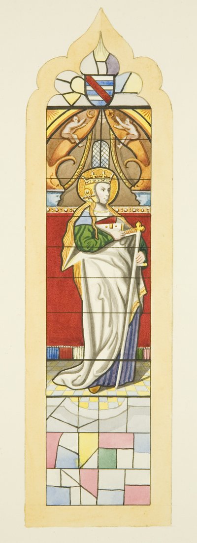 Stained glass in St Mark