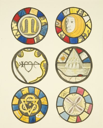 Stained Glass in North and East Windows, North Transept of St Mary Redcliffe by Joseph Manning