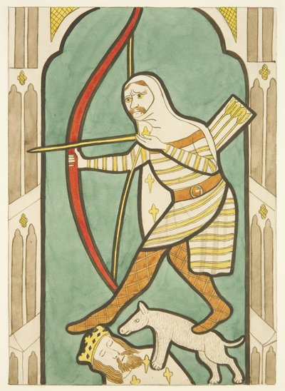 Stained Glass in North and South Windows of the Choir of Bristol Cathedral by Joseph Manning
