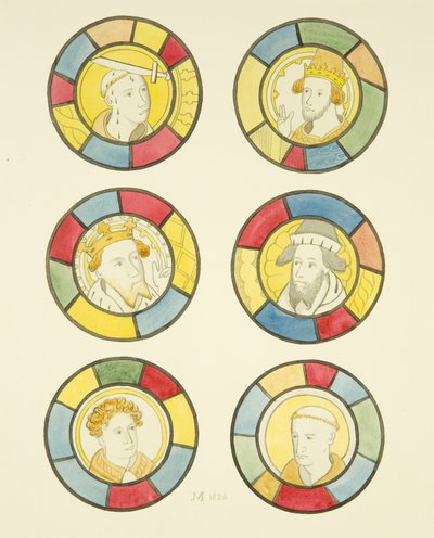 Stained Glass in North Window of the Nave of St Mary Redcliffe by Joseph Manning