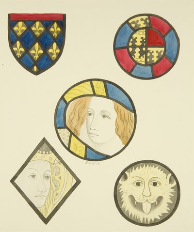 Stained Glass in Various Windows of St Mary Redcliffe by Joseph Manning