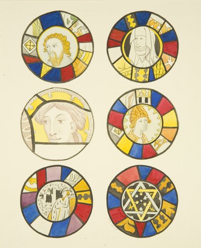 Stained glass in west window, north transept of St Mary Redcliffe by Joseph Manning