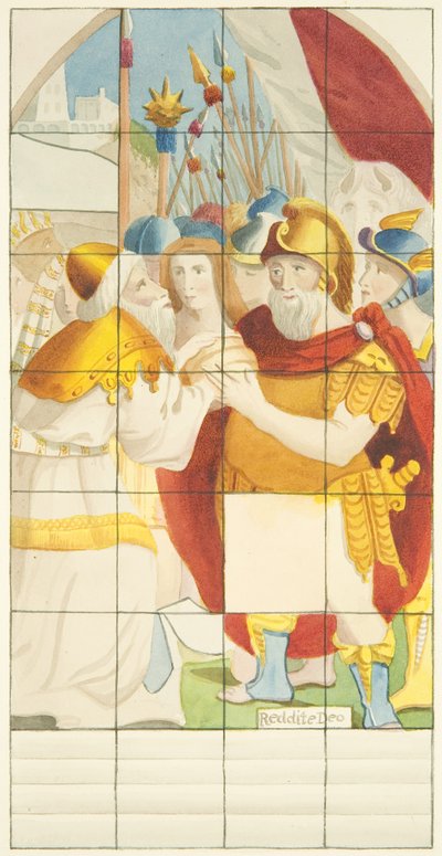 Stained Glass Window at East End of the South Aisle of Bristol Cathedral by Joseph Manning