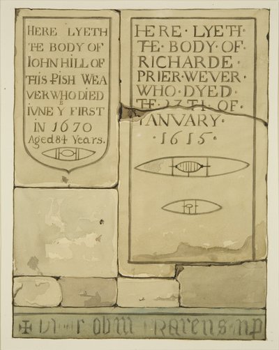 Two Gravestones in the Weavers