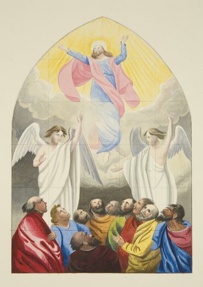 Window designed by Edward Bird, R.A., in Temple Church by Joseph Manning
