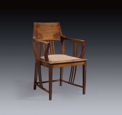 An Armchair from the Villa Friedman, c.1898 by Joseph Maria Olbrich