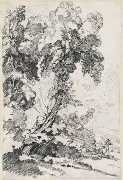 A Towering Tree with Travelers by Joseph Marie Vien