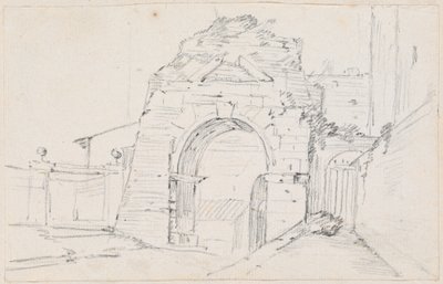 Arch of Drusus near the Appian Way by Joseph Marie Vien