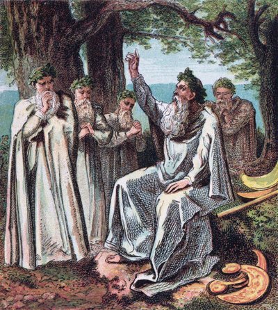 Druids from Pictures of English History by Joseph Martin Kronheim