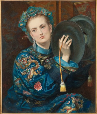 A Woman in an Oriental Costume by Joseph Middleton Jopling
