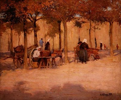 Preparing for Market by Joseph Milner Kite