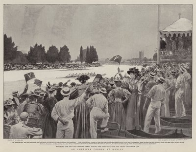 An American Corner at Henley by Joseph Nash