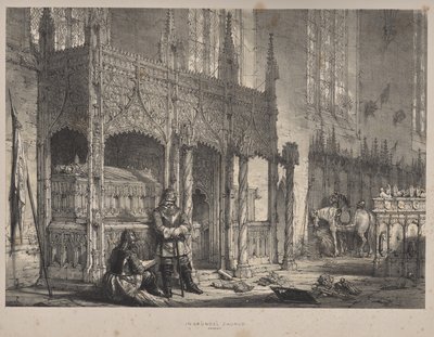 Architecture of the Middle Ages: In Arundel Church, Sussex by Joseph Nash