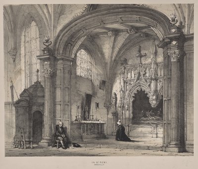 Architecture of the Middle Ages: In St. Remi, Abbeville by Joseph Nash
