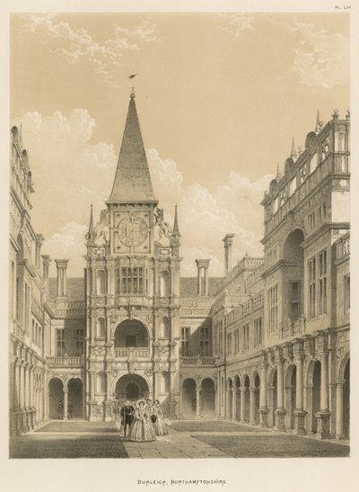 Burleigh, Northamptonshire by Joseph Nash