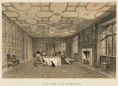 Dining Room, Levens, Westmoreland by Joseph Nash