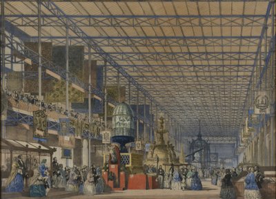 The Opening of the Great Exhibition - The British Nave, from 