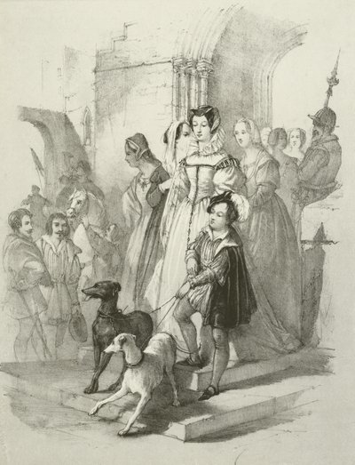 Mary of Scotland by Joseph Nash