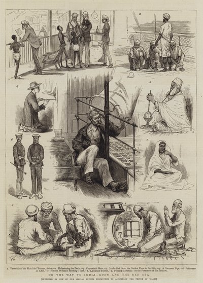On the Way to India, Aden and the Red Sea by Joseph Nash