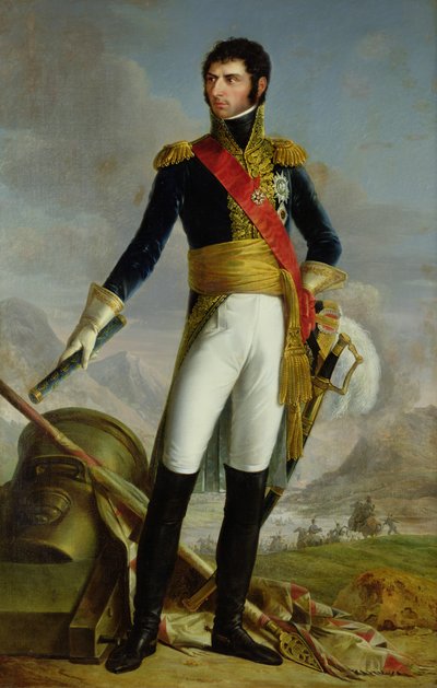 Portrait of Charles Jean Baptiste Bernadotte after a painting by Francois Joseph Kinson by Joseph Nicolas Jouy