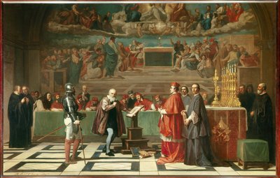 Galileo Before the Holy Office in the Vatican by Joseph Nicolas Robert Fleury