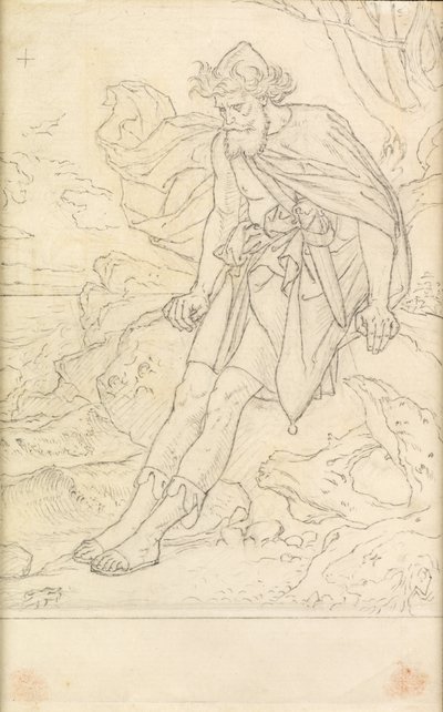 Ulysses on Ogygia by Joseph Noel Paton