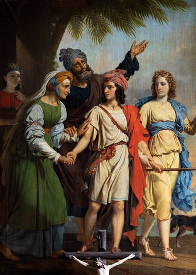 Departure of the Young Tobias by Joseph Paelinck