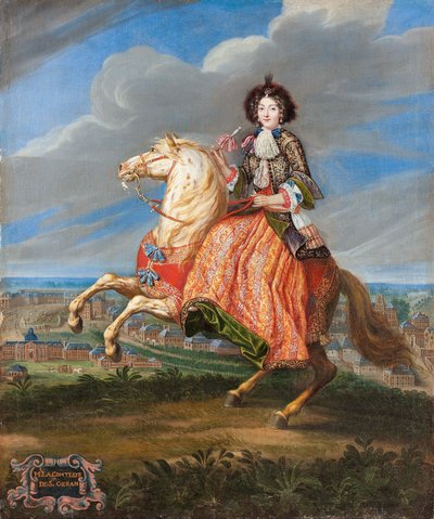 Equestrian Portrait of Françoise Madeleine Claude de Saint-Géran by Joseph Parrocel