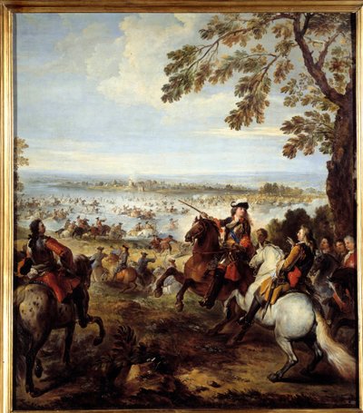 Passage of the Rhine by the Army of Louis XIV by Joseph Parrocel