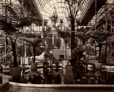 The Crystal Palace in London: Interior of the North Transept, c.1870 by Joseph Paxton