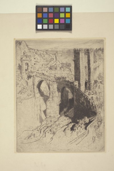 Bridge Of Alcantara by Joseph Pennell