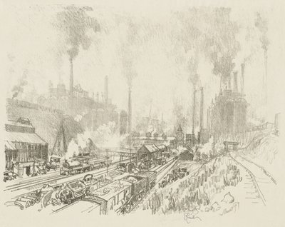 English War Work: In the Land of Iron and Steel by Joseph Pennell