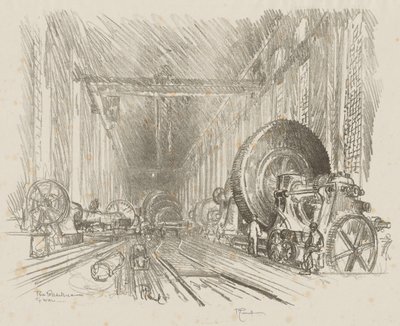English War Work: The Basilica of War by Joseph Pennell
