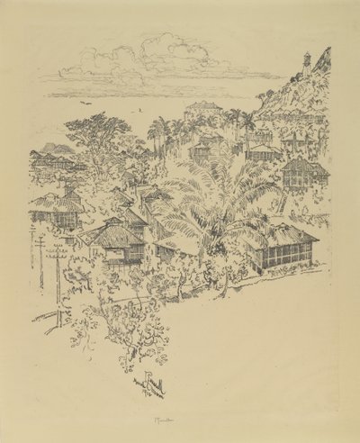 Official Ancon. Administration Buildings by Joseph Pennell