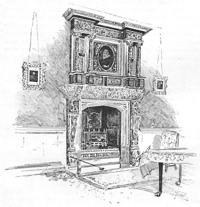 Old Charterhouse: Mantelpiece in the Master