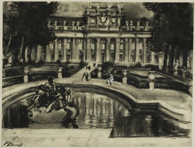 Palace La Granja by Joseph Pennell