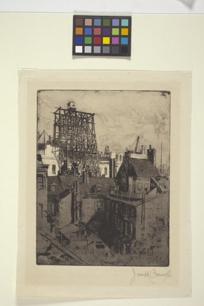 Public Buildings, Philadelphia by Joseph Pennell