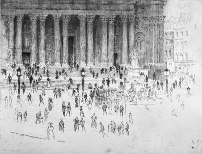 Steps Outside the West Front of St Paul